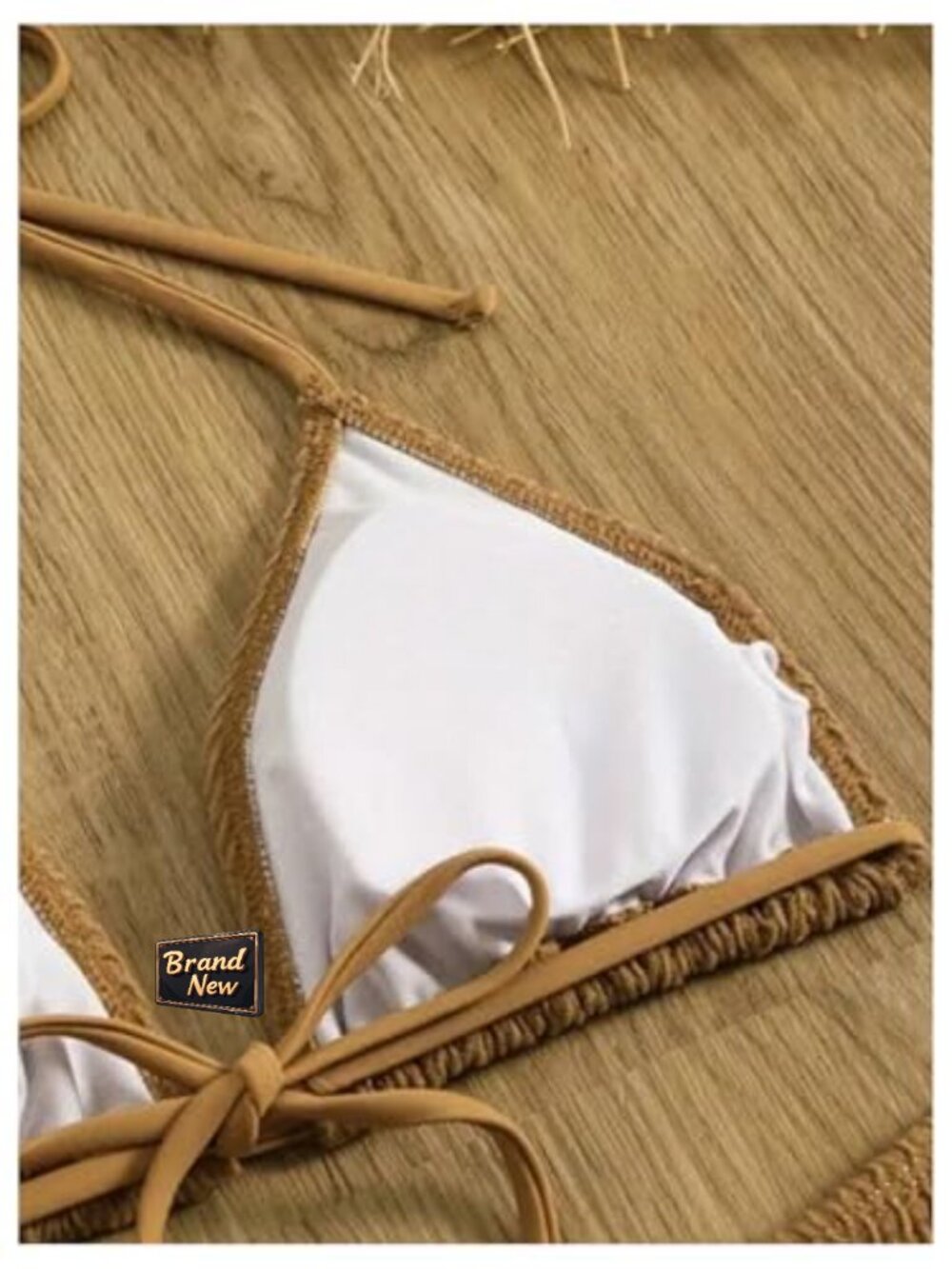 Women's 4 Piece Crochet Bikini Set with Coverups and Skirt - Picture 4 of 6
